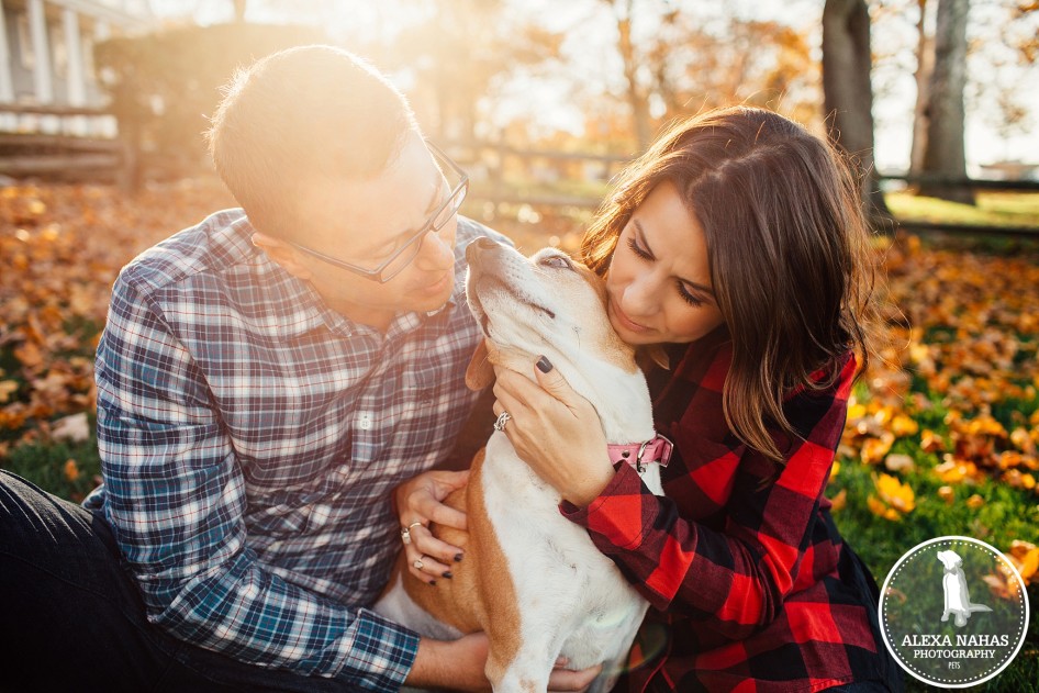 philly engagement photography with pets